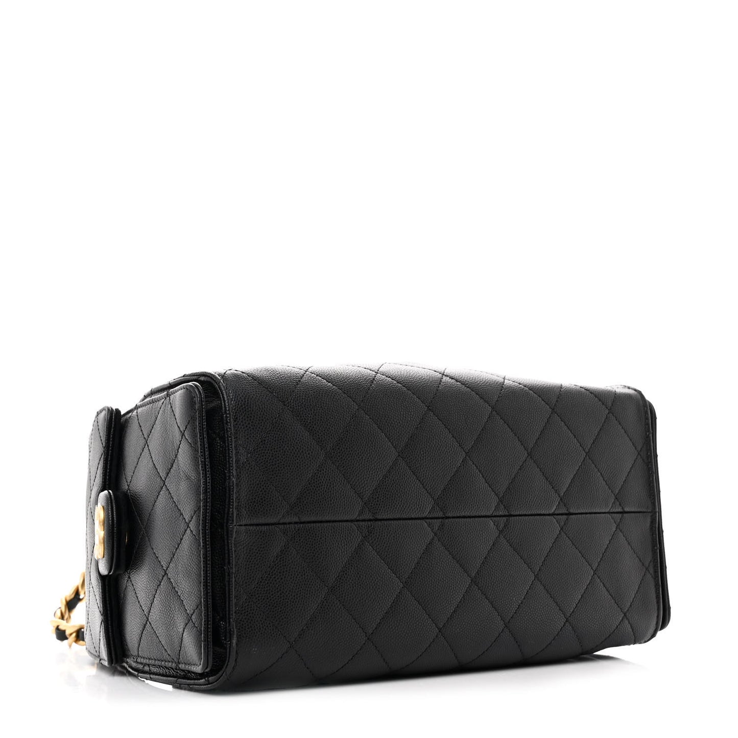Caviar Quilted Small Chanel 25 Handbag Black