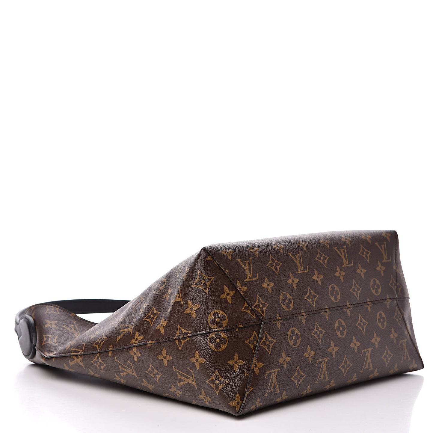 Monogram Flower Hobo Black