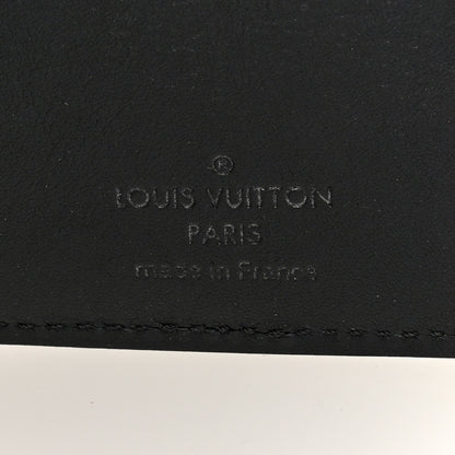 Louis Vuitton Grained Calfskin Aerogram Pocket Organizer Black 6 of 6