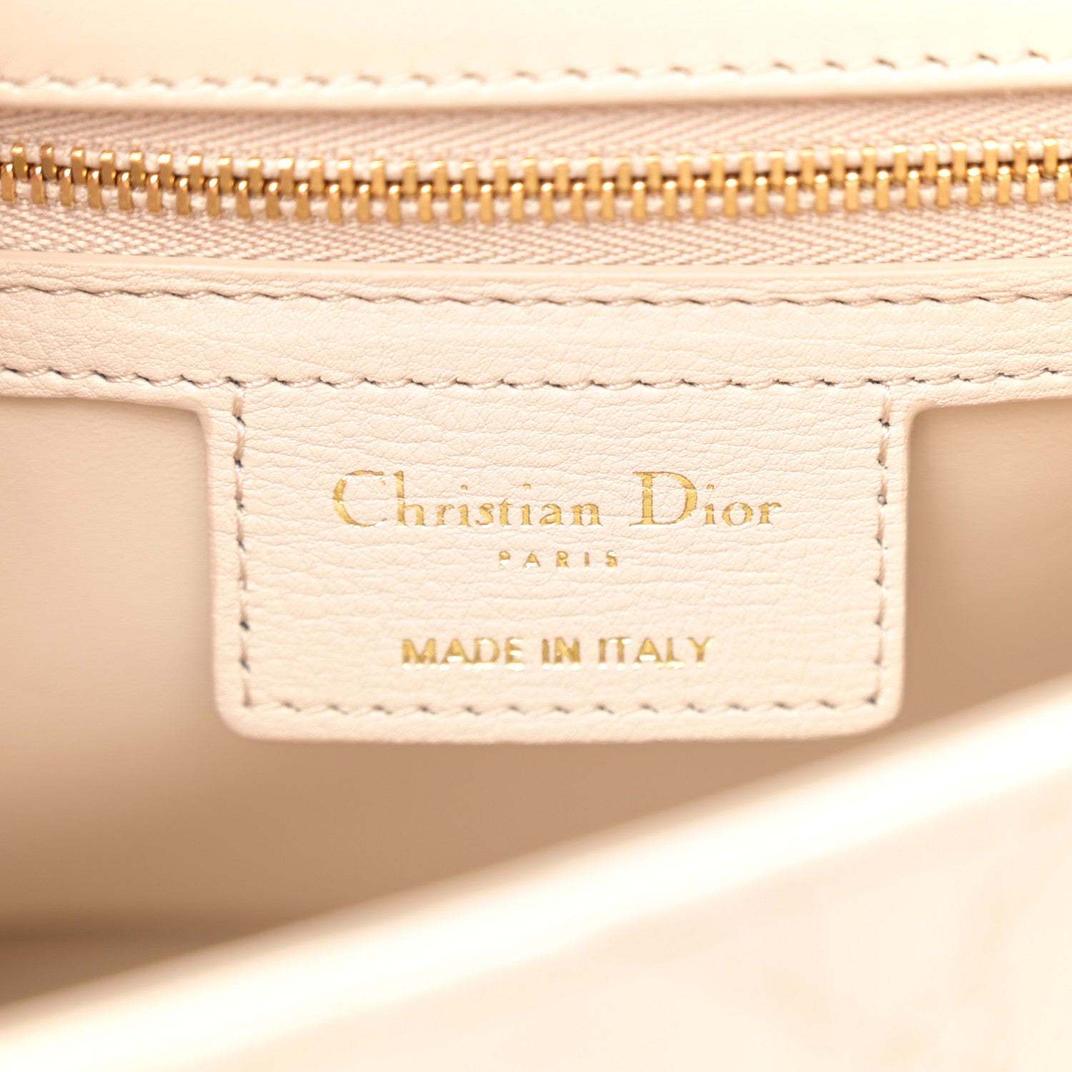 Christian Dior Supple Calfskin Cannage Medium Caro Bag Beige 6 of 12