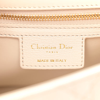 Christian Dior Supple Calfskin Cannage Medium Caro Bag Beige 6 of 12