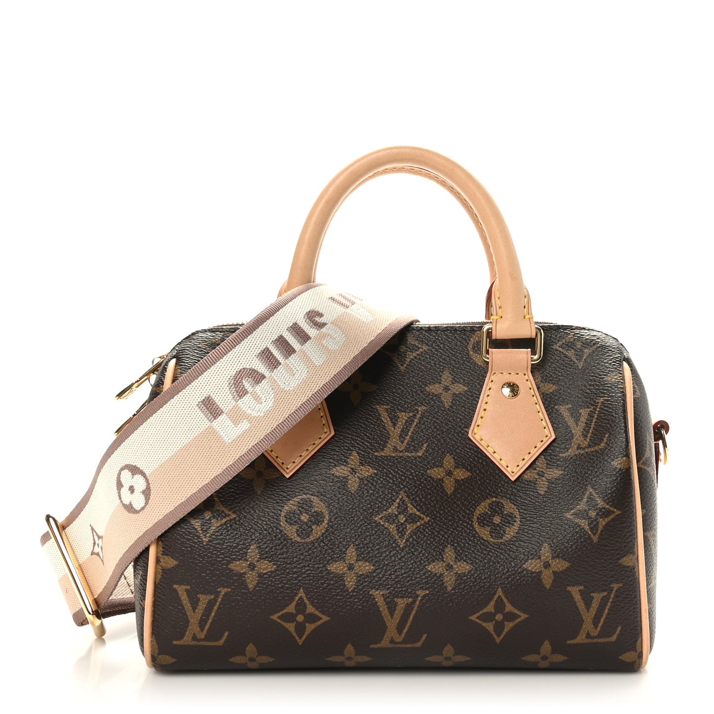 Monogram Speedy Bandouliere 20 Beige