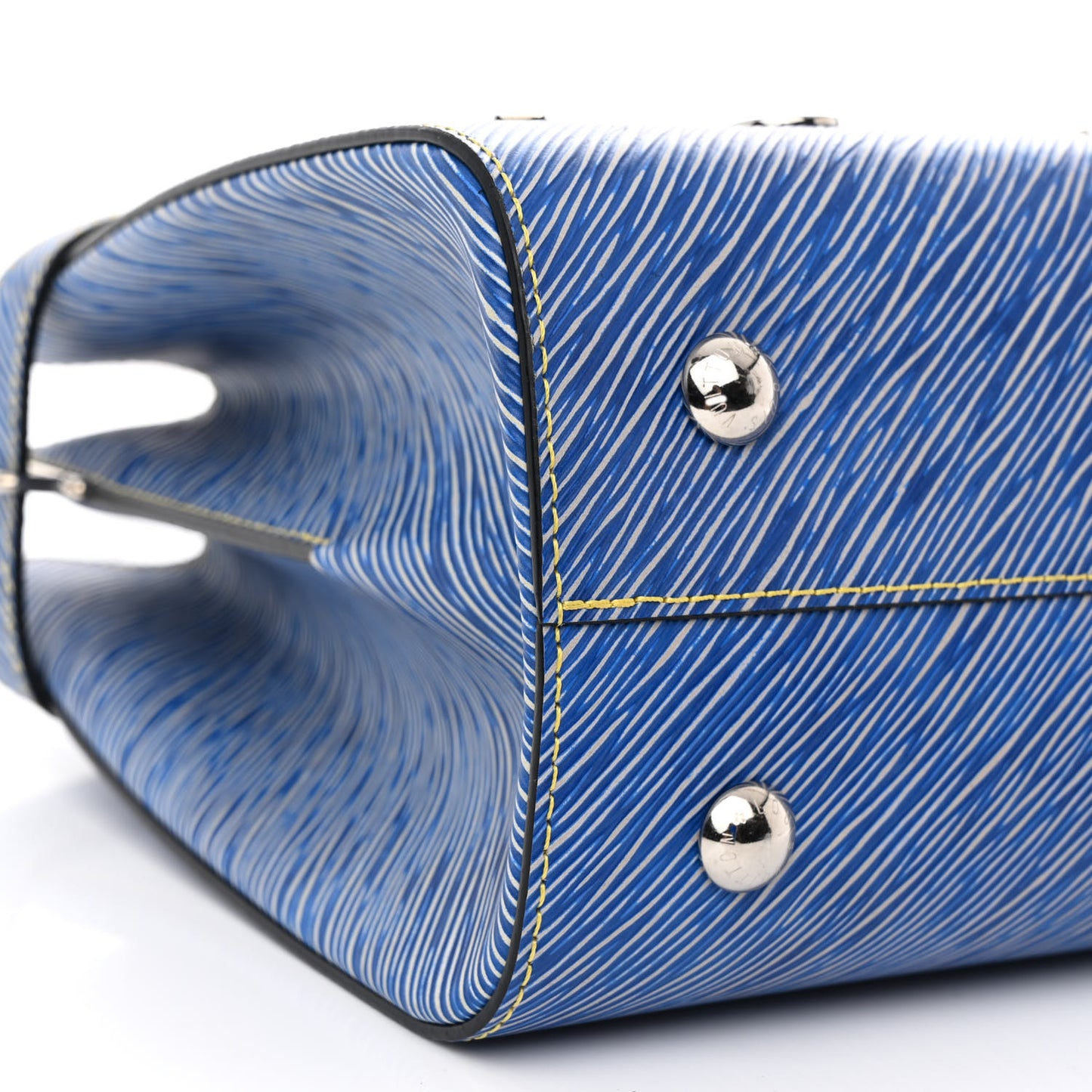 Epi Pins Twist Tote Denim Light