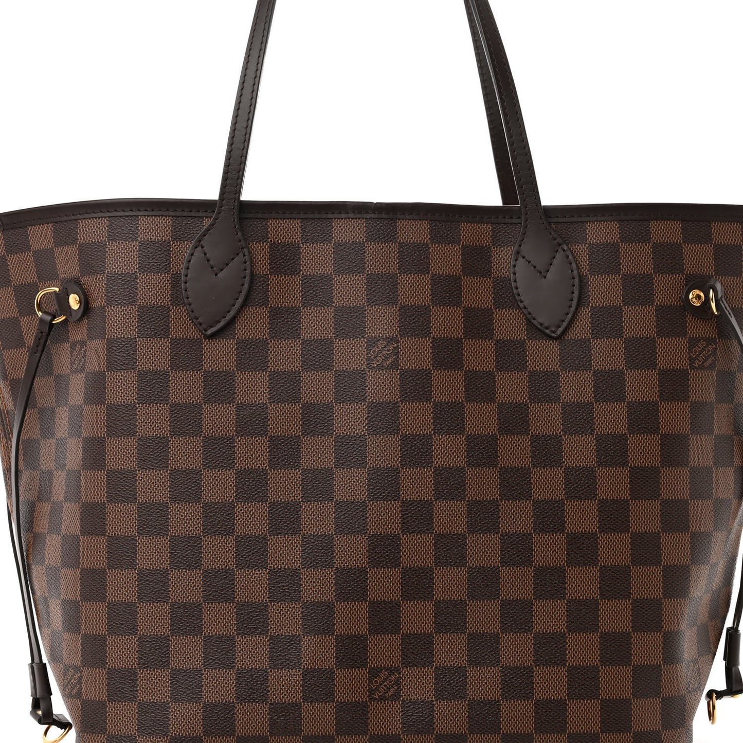 Damier Ebene Neo Neverfull MM Rose Ballerine