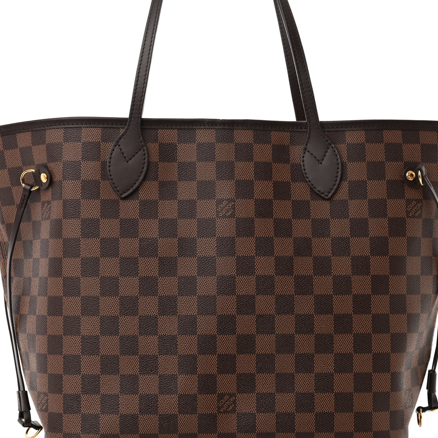Louis Vuitton Damier Ebene Neo Neverfull MM Rose Ballerine 8 of 11