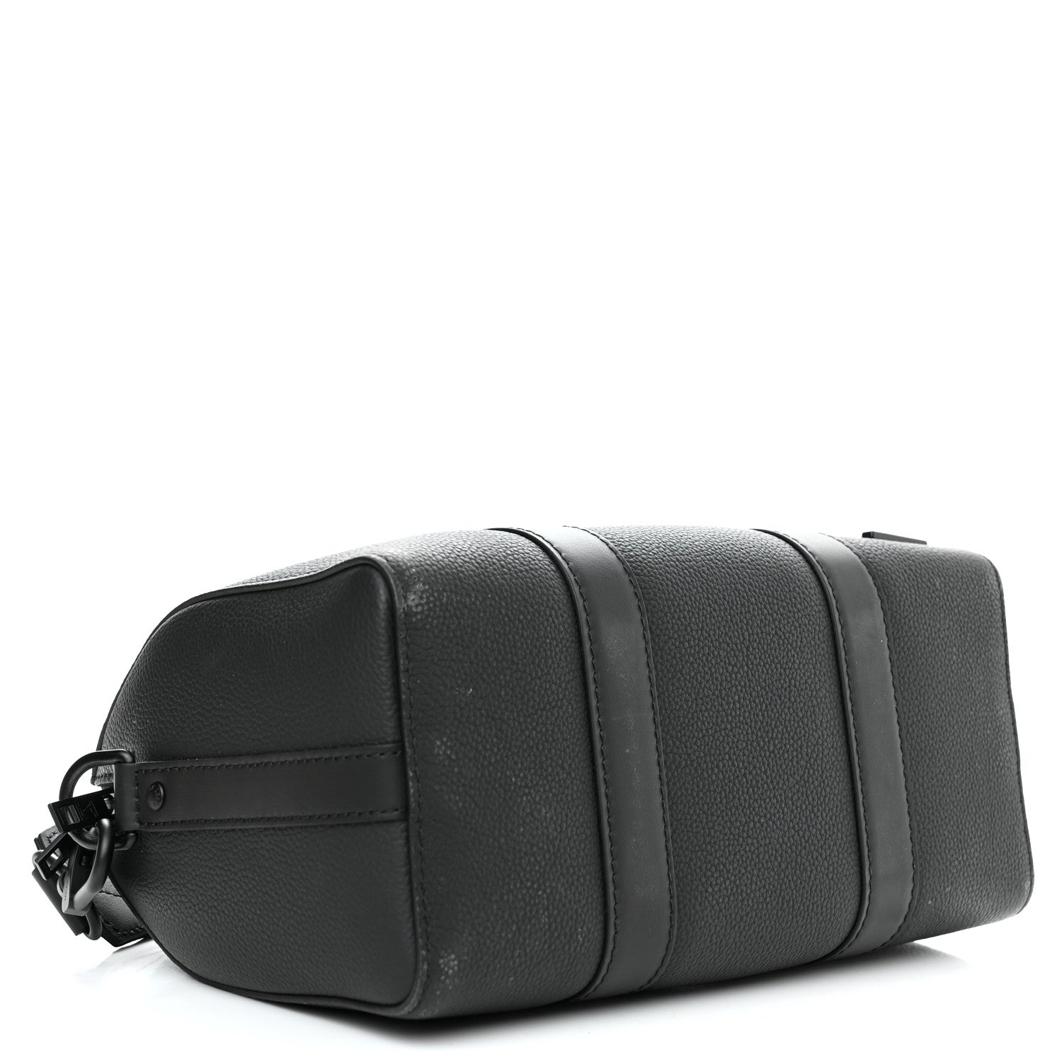 Louis Vuitton Grained Calfskin Aerogram City Keepall Black 3 of 8