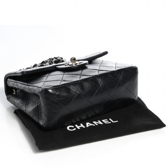 Chanel Lambskin Quilted Mini Square Flap Black 4 of 9