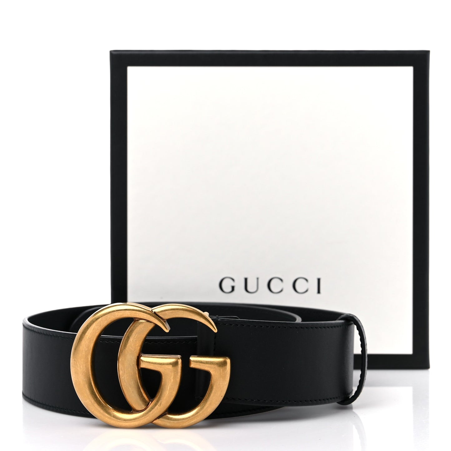Calfskin Double G 40mm Belt 65 26 Black