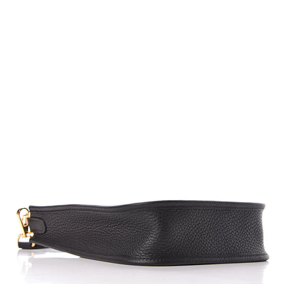 Hermes Taurillon Clemence Evelyne TPM Black 4 of 11