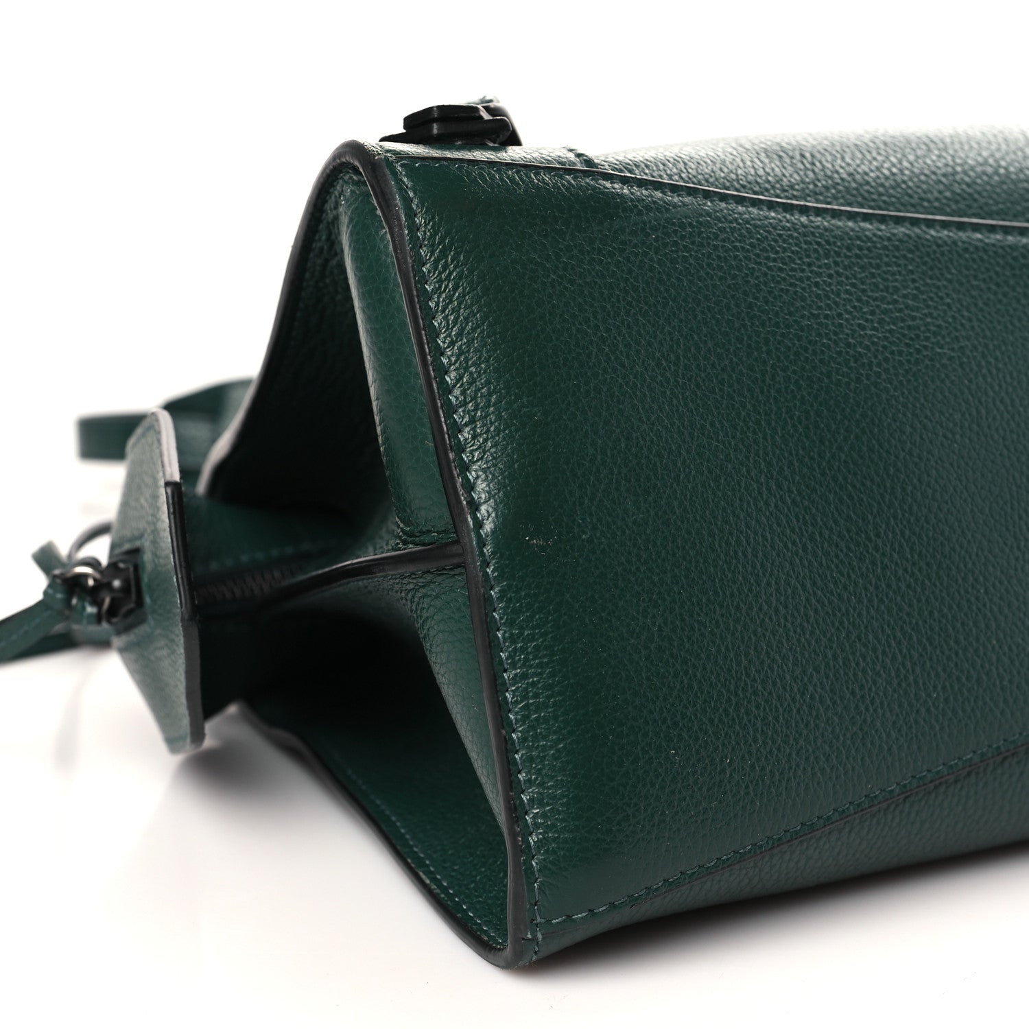 Balenciaga Grained Calfskin Neo Classic Matte Black Hardware S City Forest Green 8 of 9