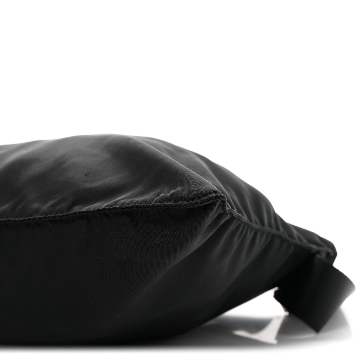 Nylon Vela Flat Messenger Bag Black