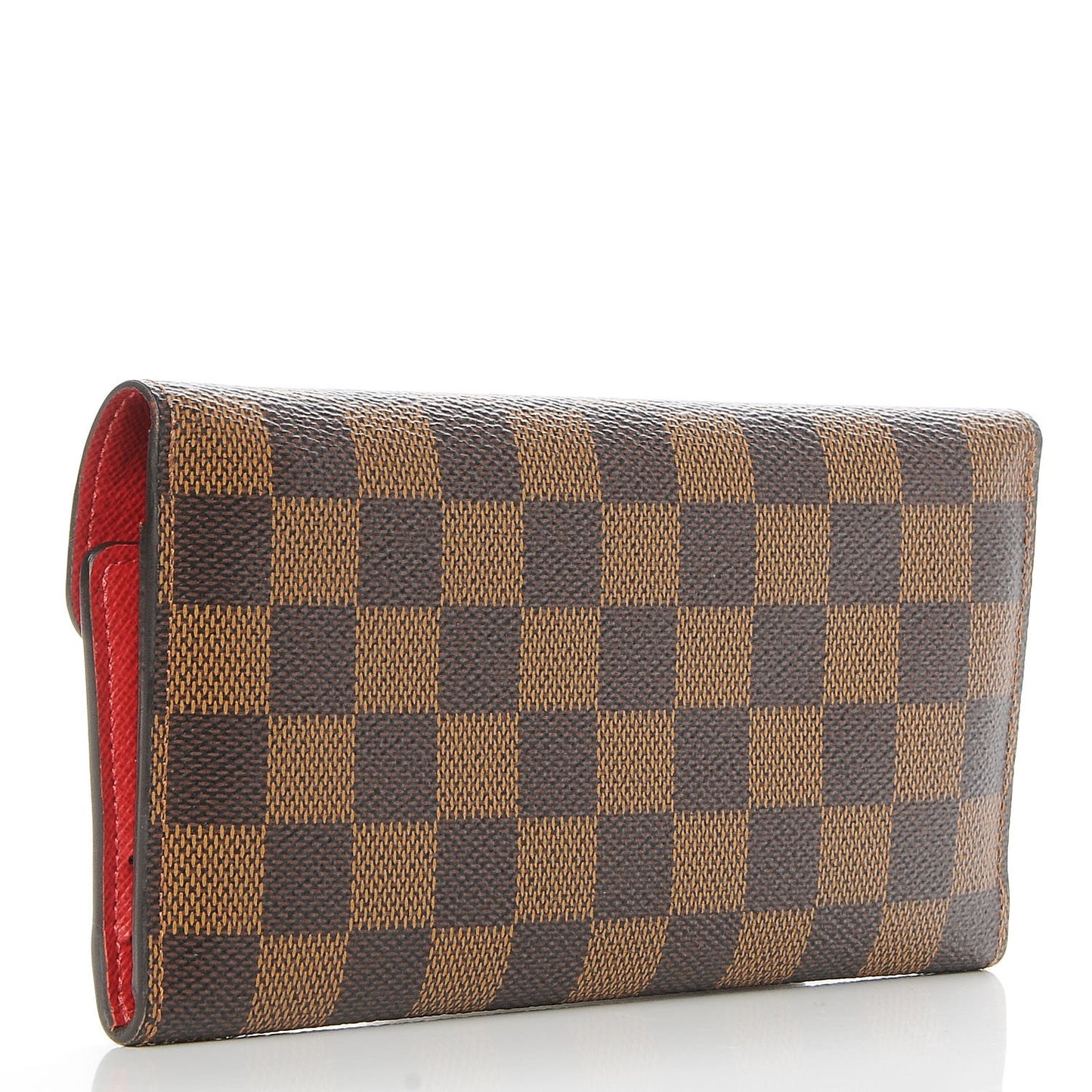 Damier Ebene Josephine Wallet Red