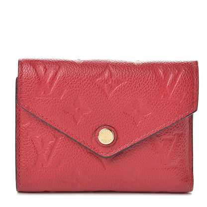 Louis Vuitton Empreinte Victorine Wallet Cherry 1 of 8
