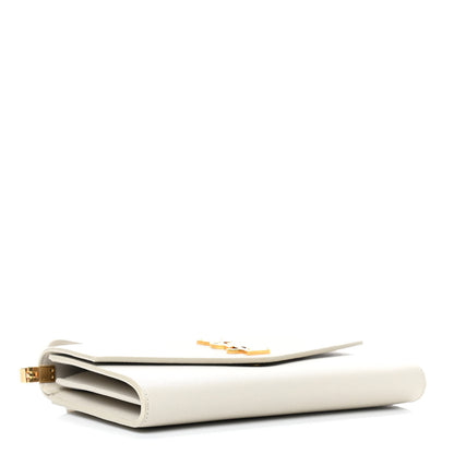Saint Laurent Grain de Poudre Mini Uptown Crossbody Bag Crema Soft 4 of 10