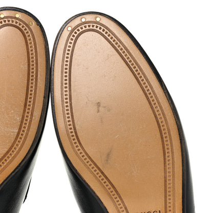 Gucci Calfskin Womens Jordaan Loafers 37 Black 7 of 19