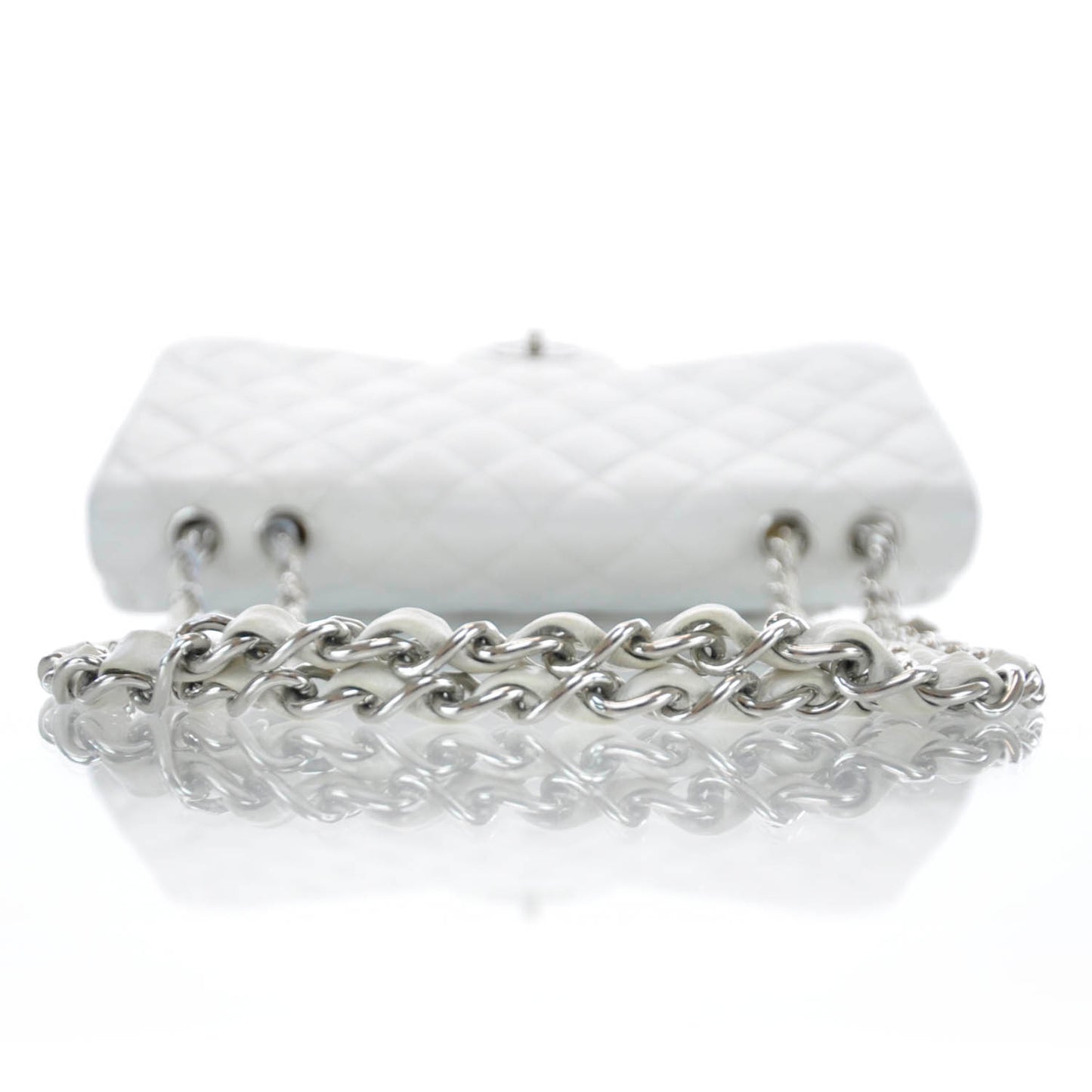Caviar Jumbo Flap White