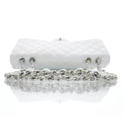Chanel Caviar Jumbo Flap White 4 of 12