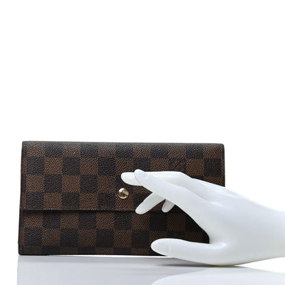 Louis Vuitton Damier Ebene Porte Tresor International Wallet 2 of 7