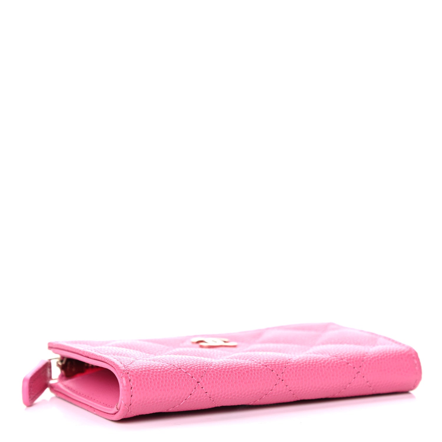 Chanel Caviar Quilted Key Holder Case Pink 4 of 12