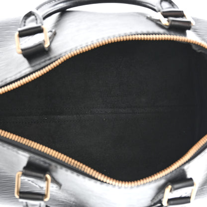 Louis Vuitton Epi Speedy 30 Black 5 of 11