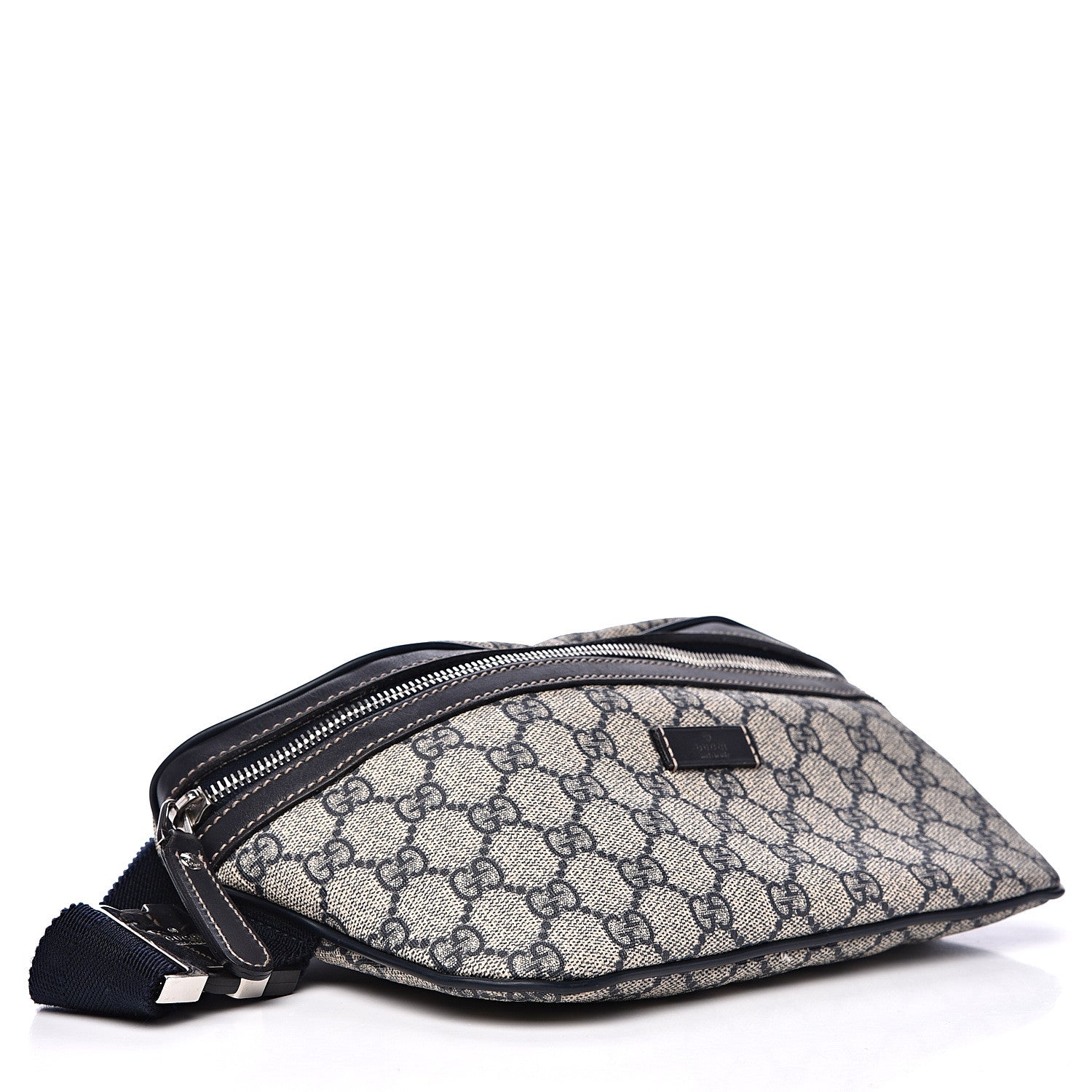 Gucci GG Supreme Monogram Belt Bag Navy 3 of 11