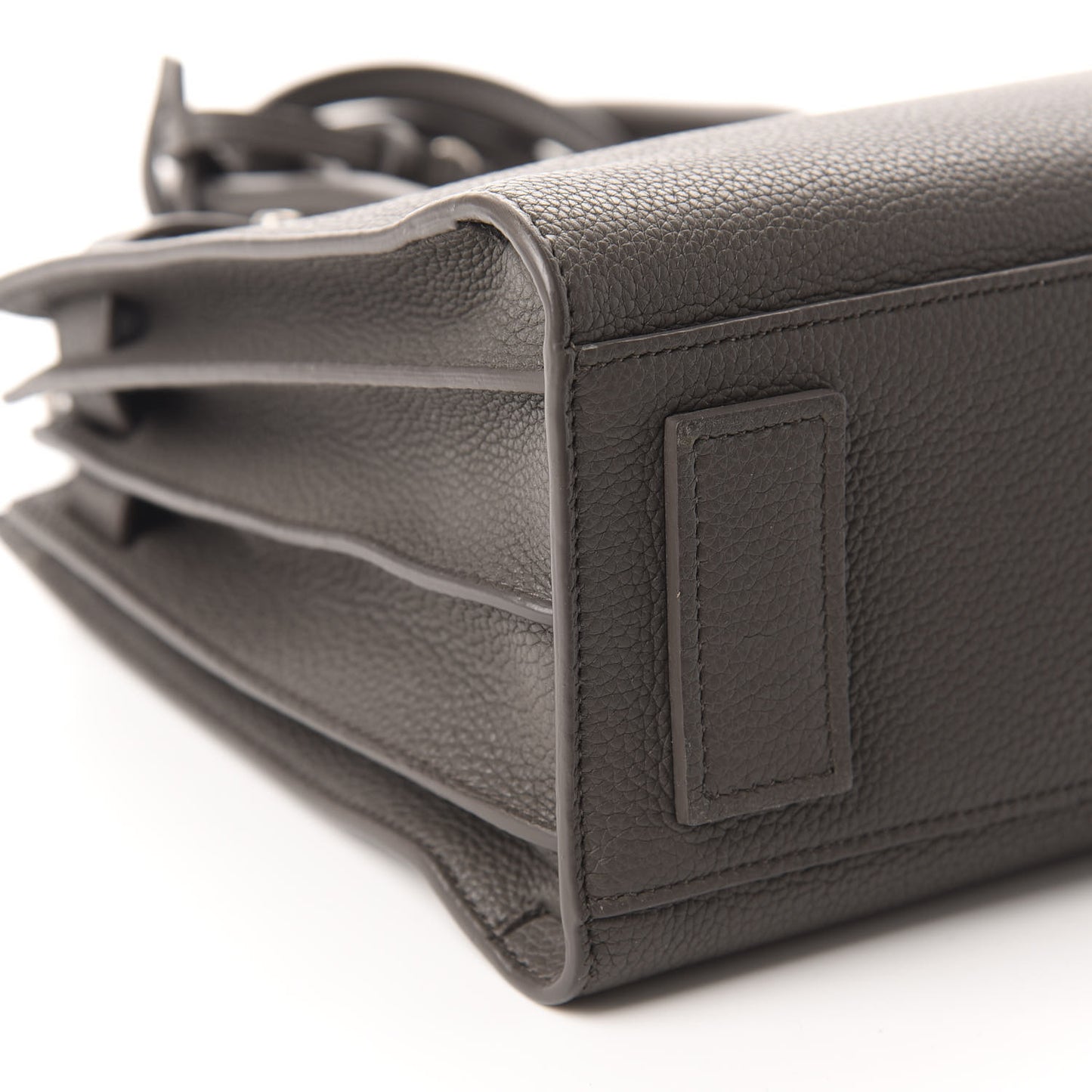 Grained Calfskin Baby Sac De Jour Souple Earth