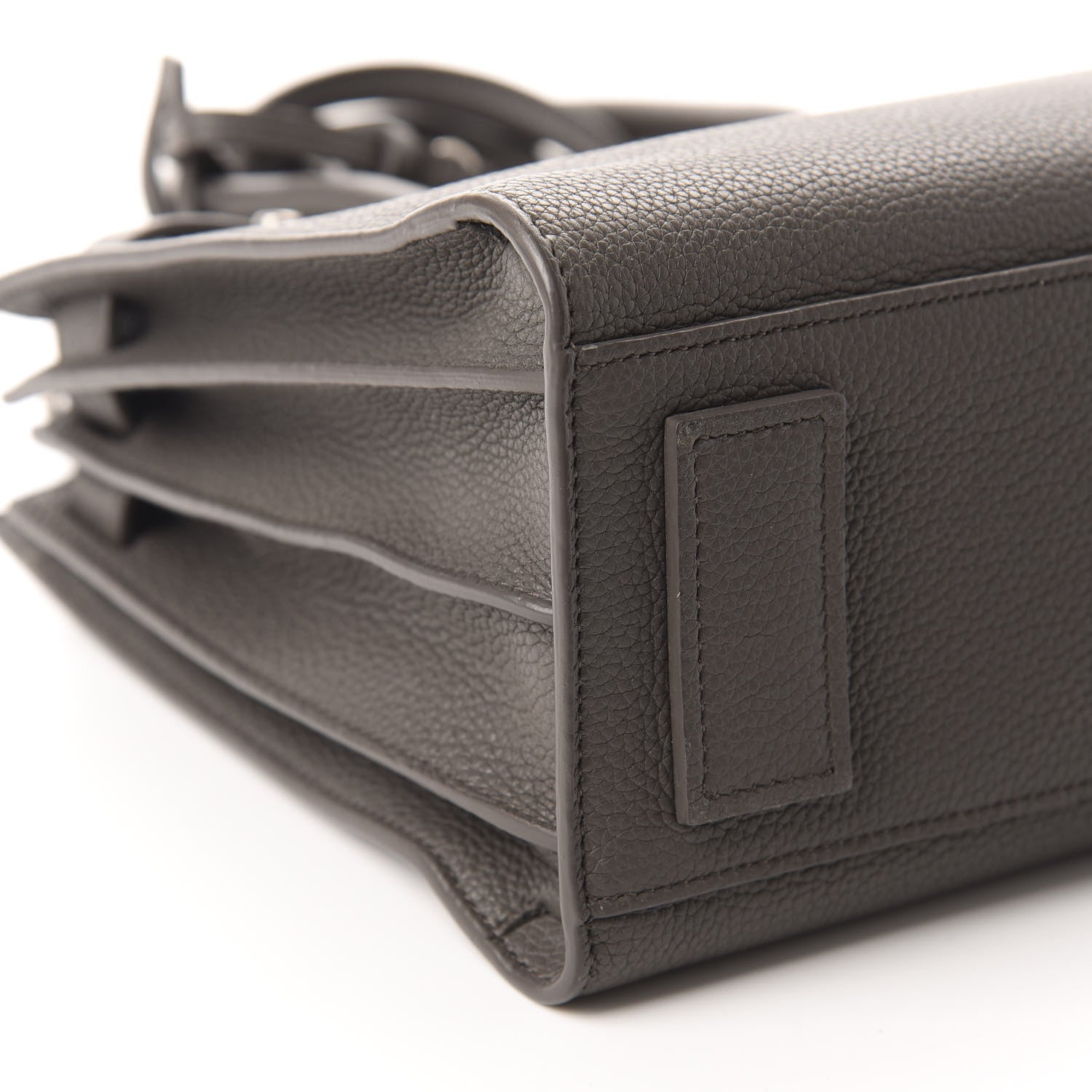 Saint Laurent Grained Calfskin Baby Sac De Jour Souple Earth 7 of 12