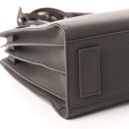 Saint Laurent Grained Calfskin Baby Sac De Jour Souple Earth 7 of 12