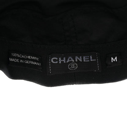 Chanel Cashmere Gripoix CC Beret M Black 7 of 7