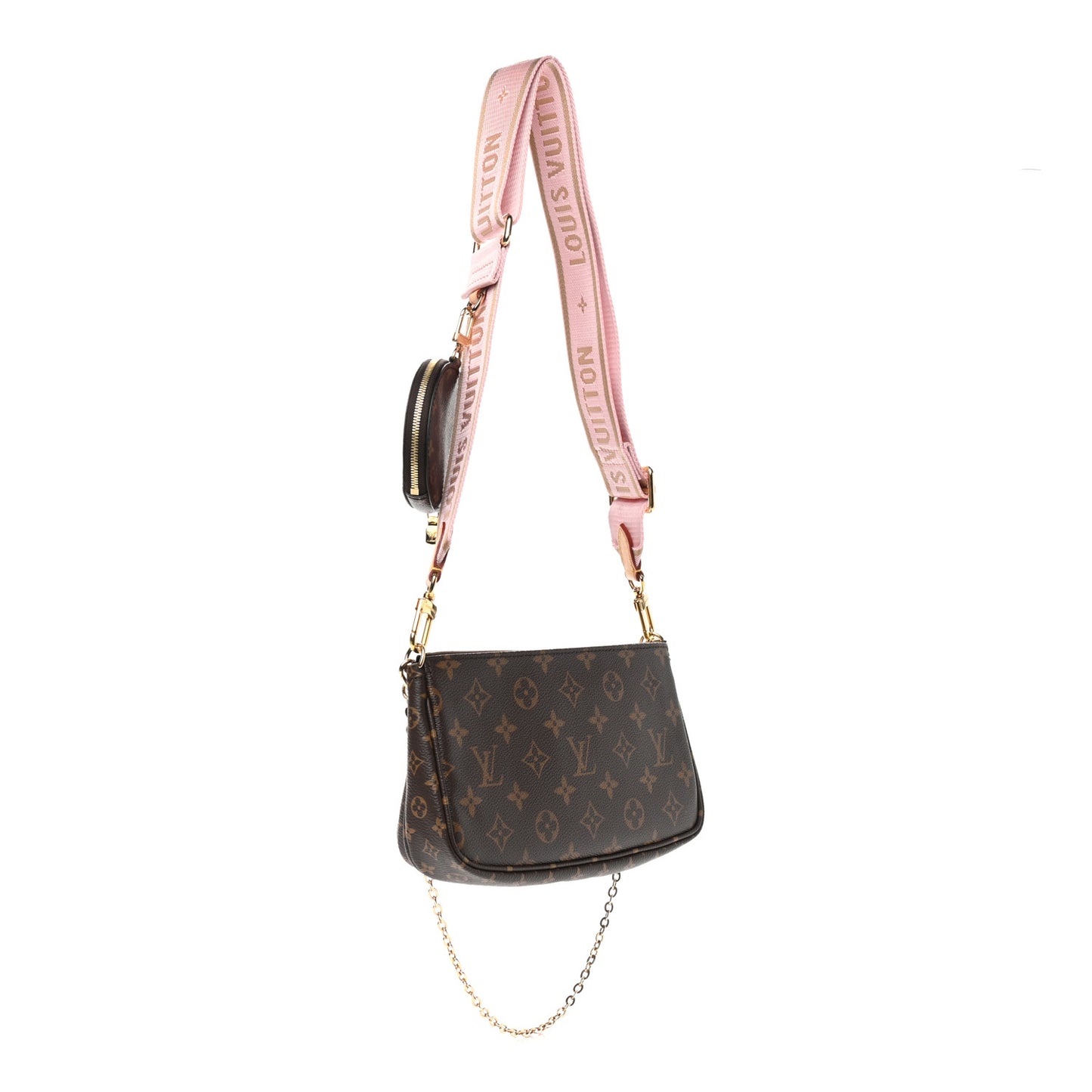 Monogram Multi Pochette Accessories Rose Clair