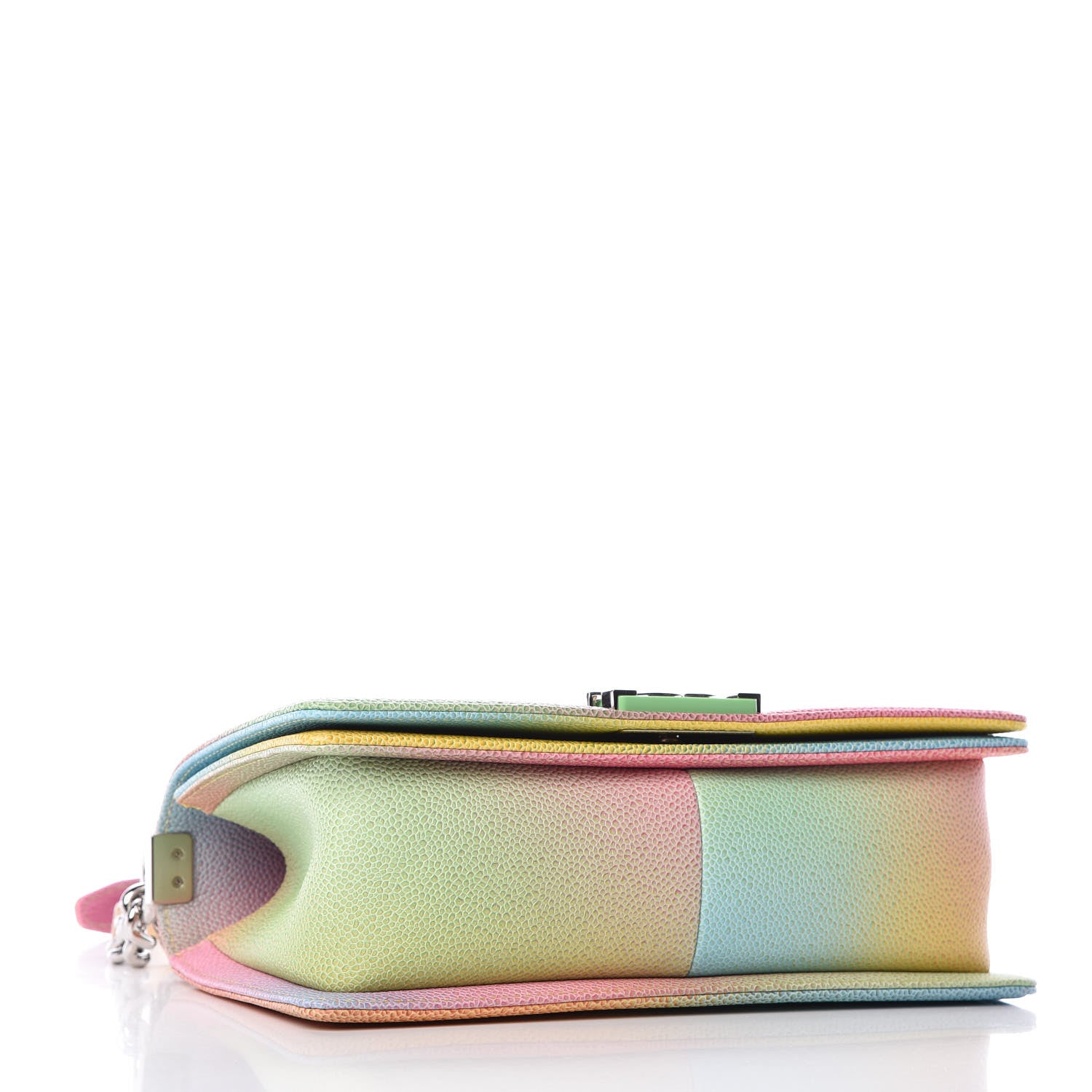 Chanel Caviar Quilted Medium Cuba Rainbow Boy Flap Multicolor 4 of 13