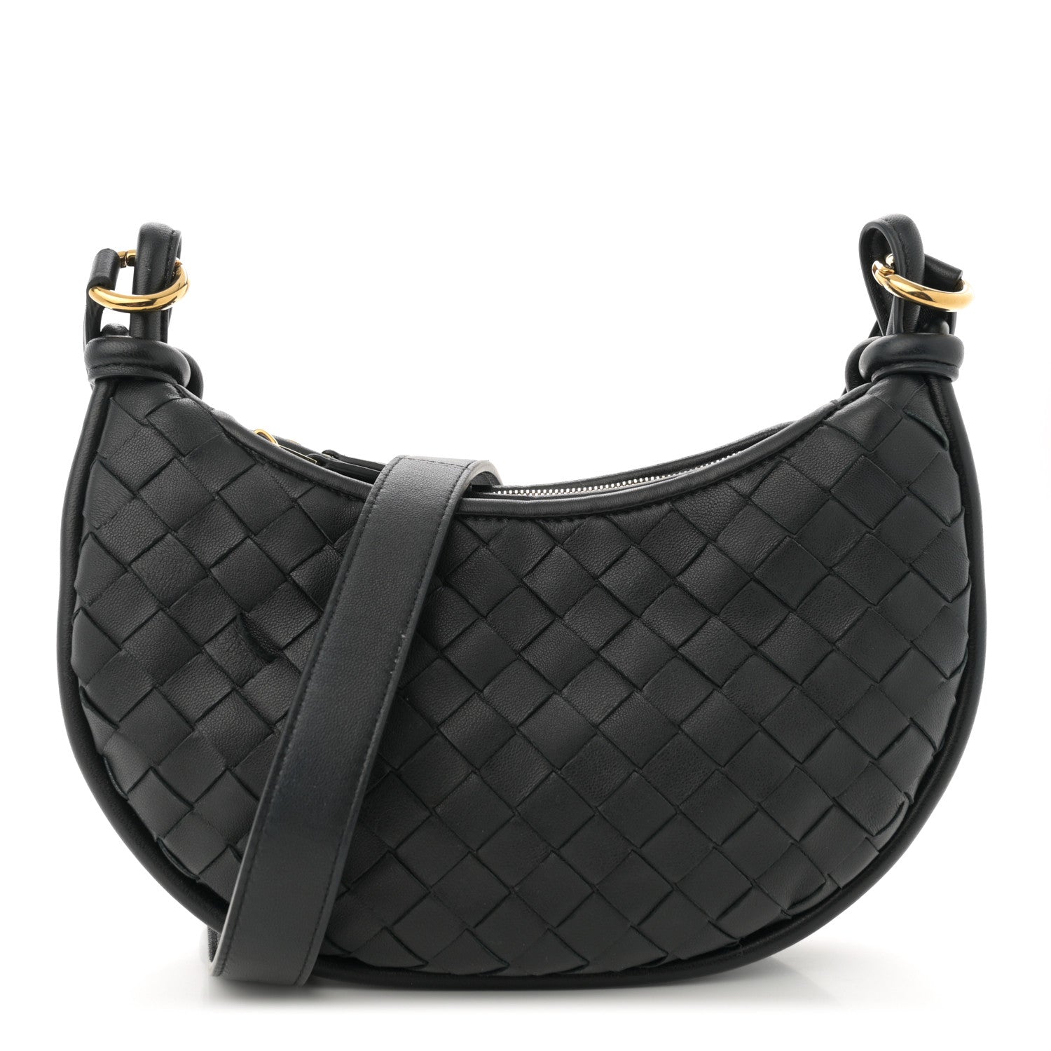 Bottega Veneta Nappa Intrecciato Small Gemelli Multipocket Bag Black 1 of 11