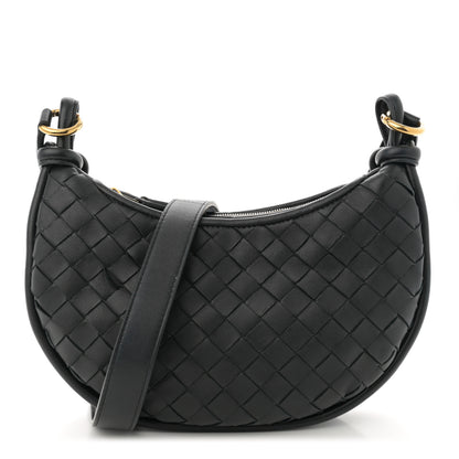 Bottega Veneta Nappa Intrecciato Small Gemelli Multipocket Bag Black 1 of 11