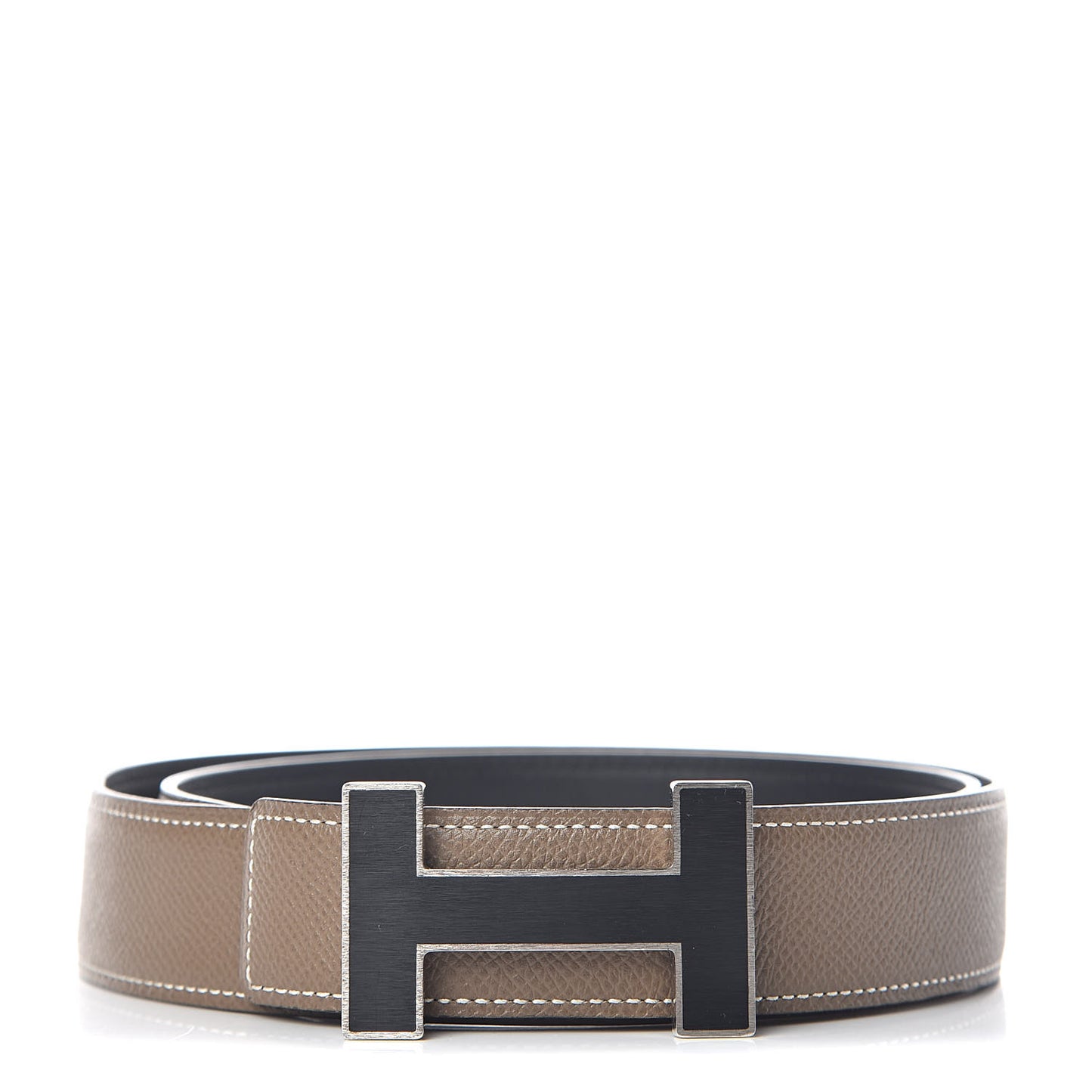 Box Togo 32mm Quizz H Belt 80 Etoupe Black