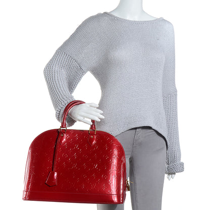 Louis Vuitton Vernis Alma GM Pomme D'Amour 2 of 7