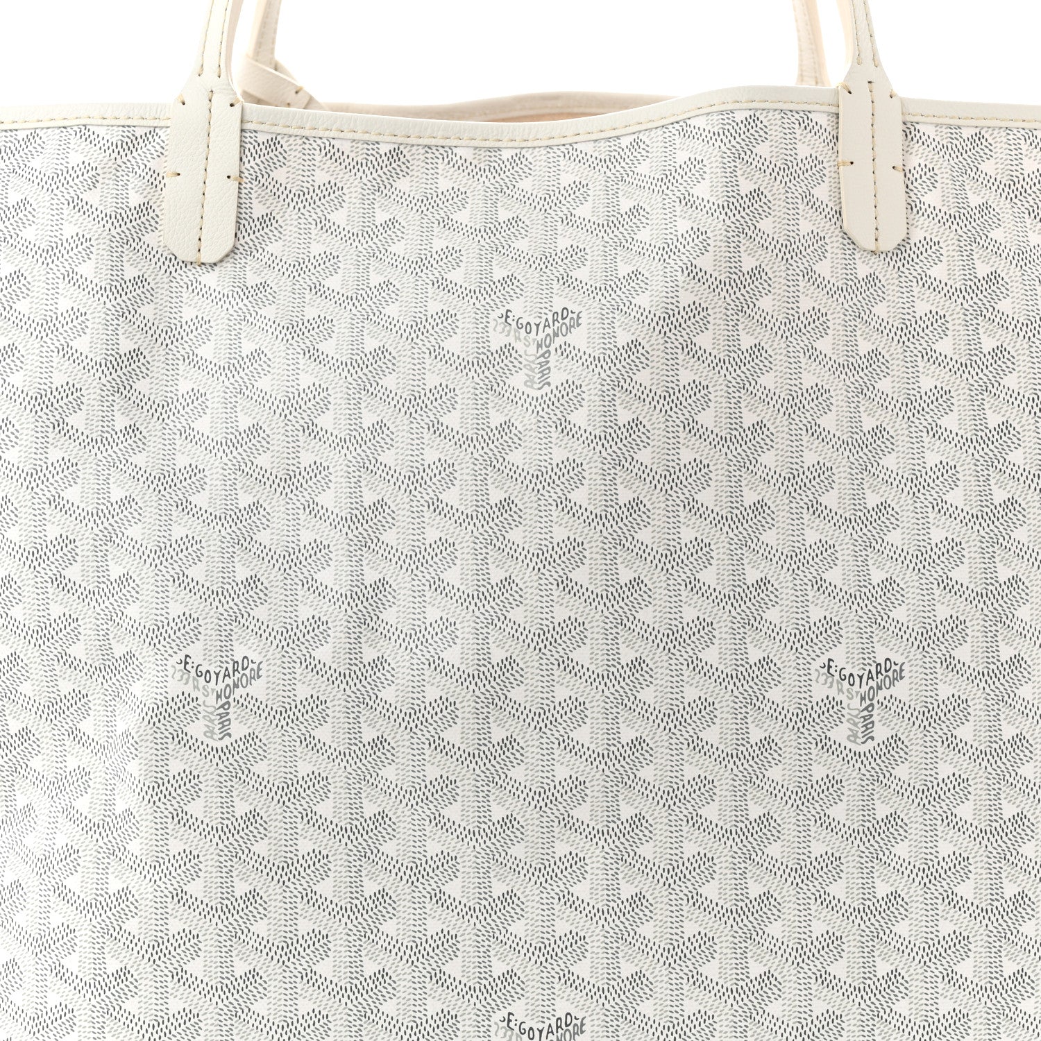 Goyard Goyardine Saint Louis GM White 9 of 13
