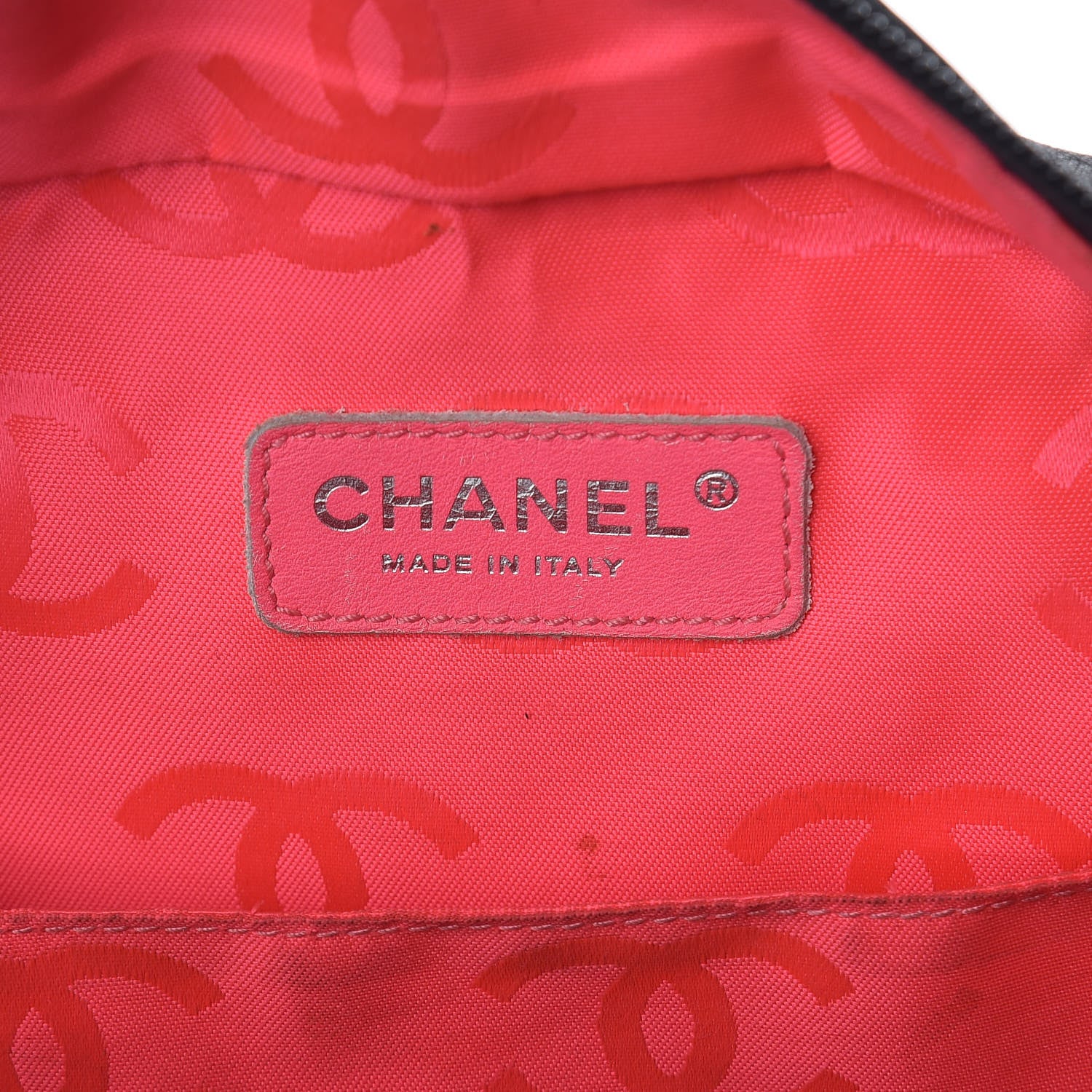 Chanel Calfskin Quilted Large Cambon Multipocket Reporter Black White 6 of 18