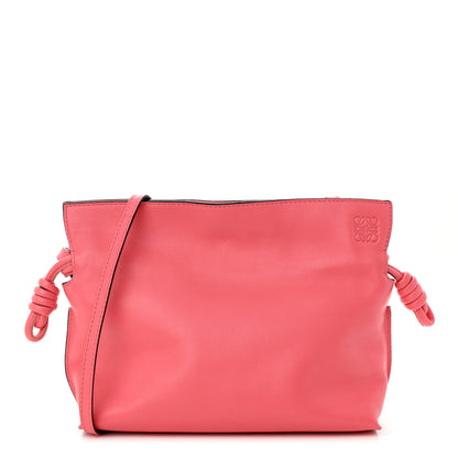 Loewe Calfskin Mini Flamenco Knot Clutch Pink 1 of 13