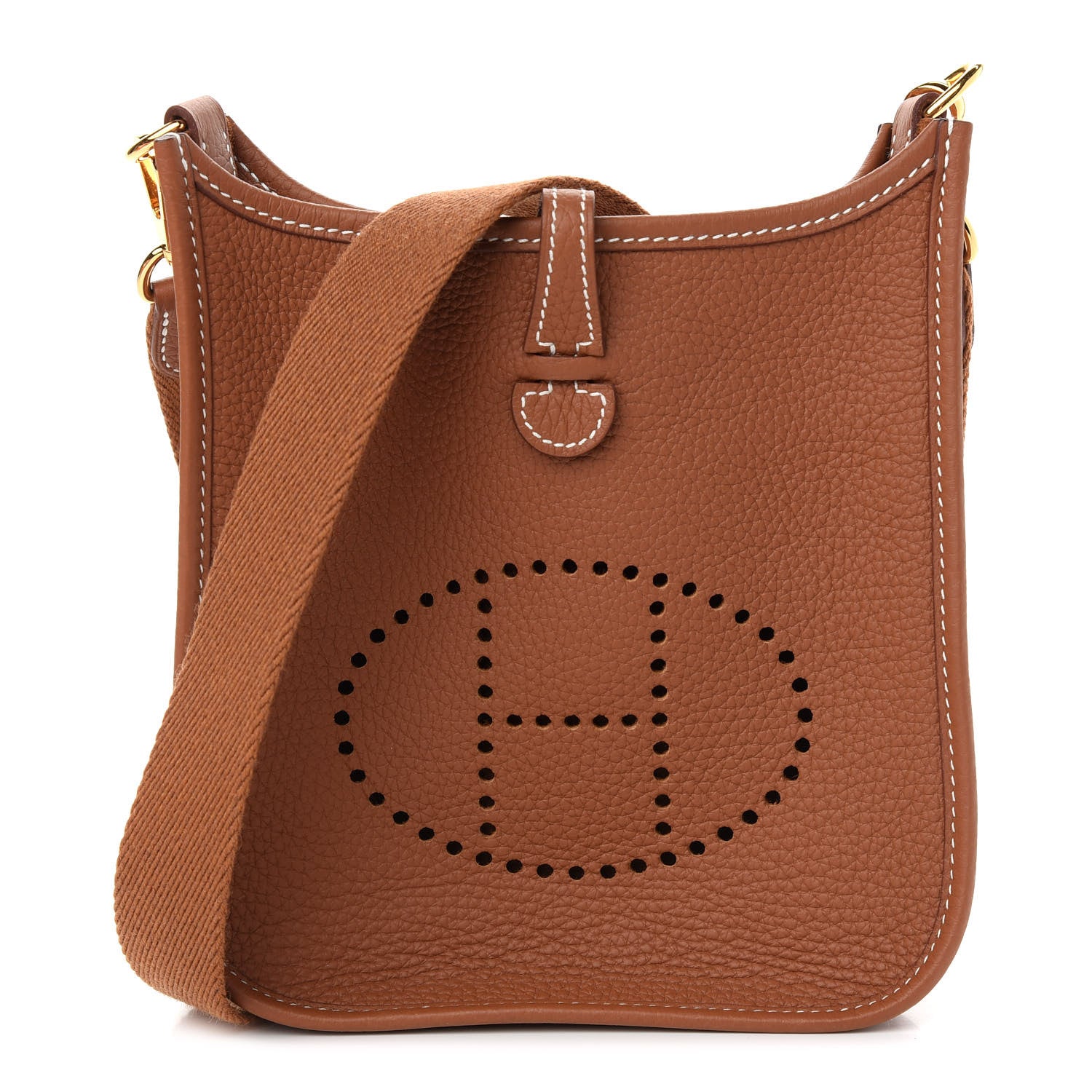 Hermes Taurillon Clemence Evelyne TPM Gold 1 of 10