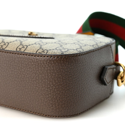 Gucci GG Supreme Monogram Web Neo Vintage Shoulder Bag Beige New Acero Crop 10 of 10