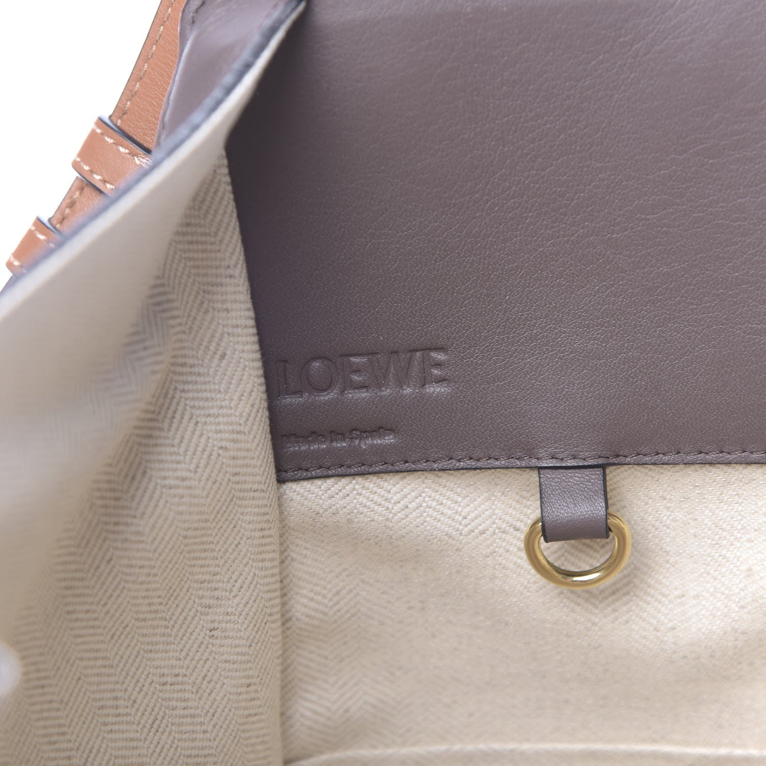 Loewe Calfskin Small Hammock Shoulder Bag Oxblood Tan 6 of 10