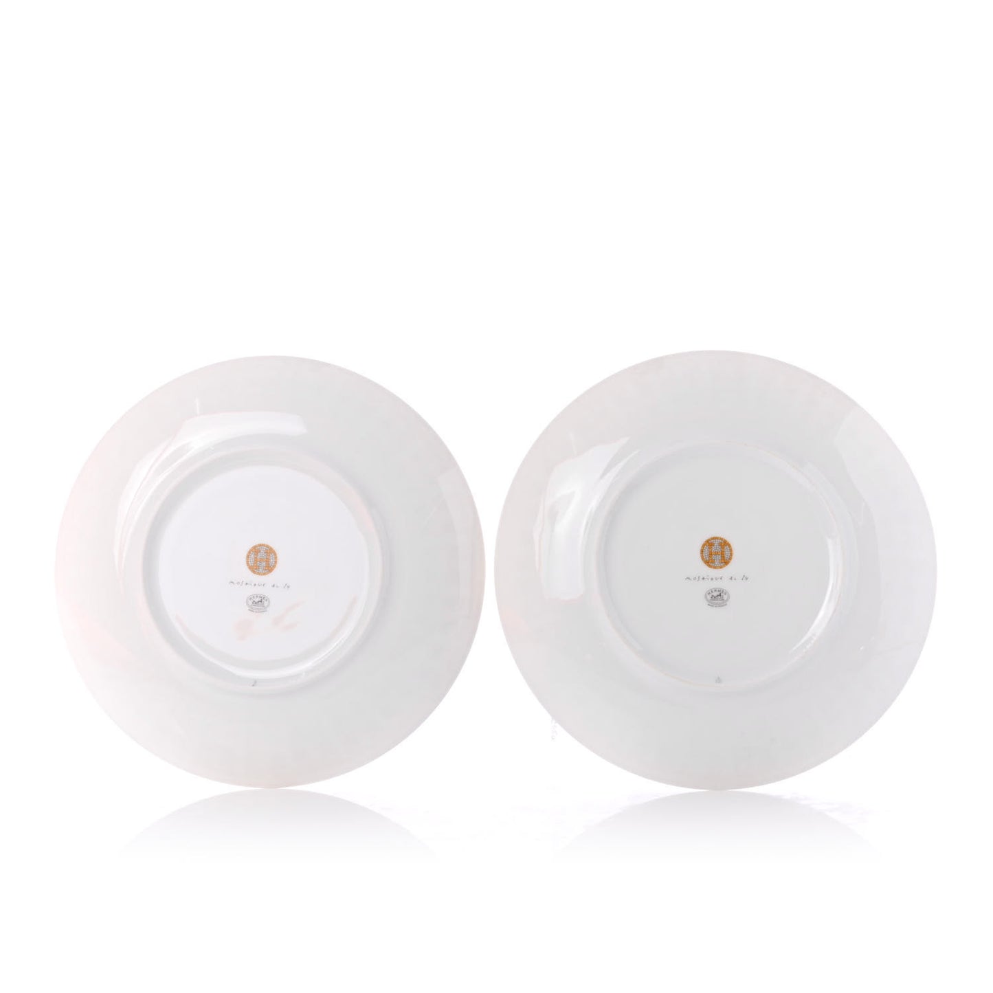 Porcelain Mosaique au 24 Dessert Plate Set of 2