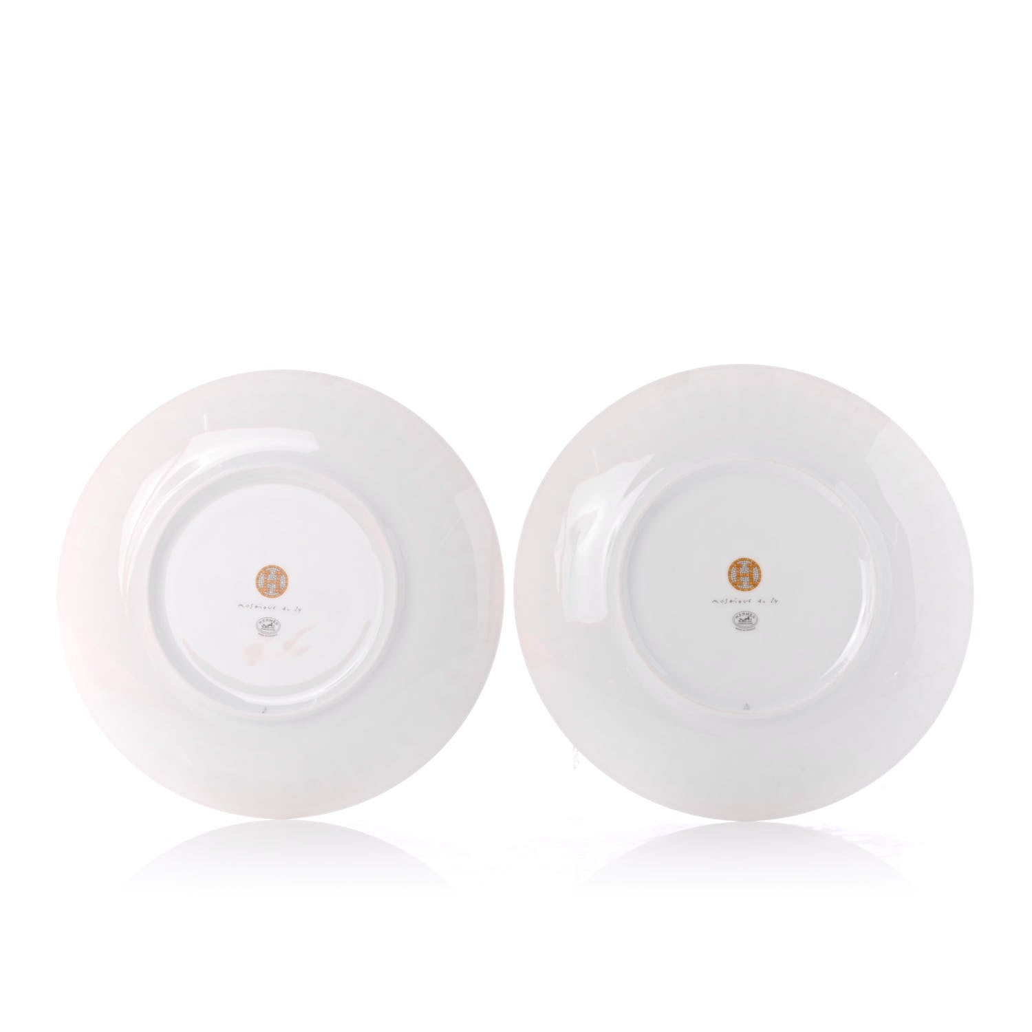 Hermes Porcelain Mosaique au 24 Dessert Plate Set of 2 5 of 9