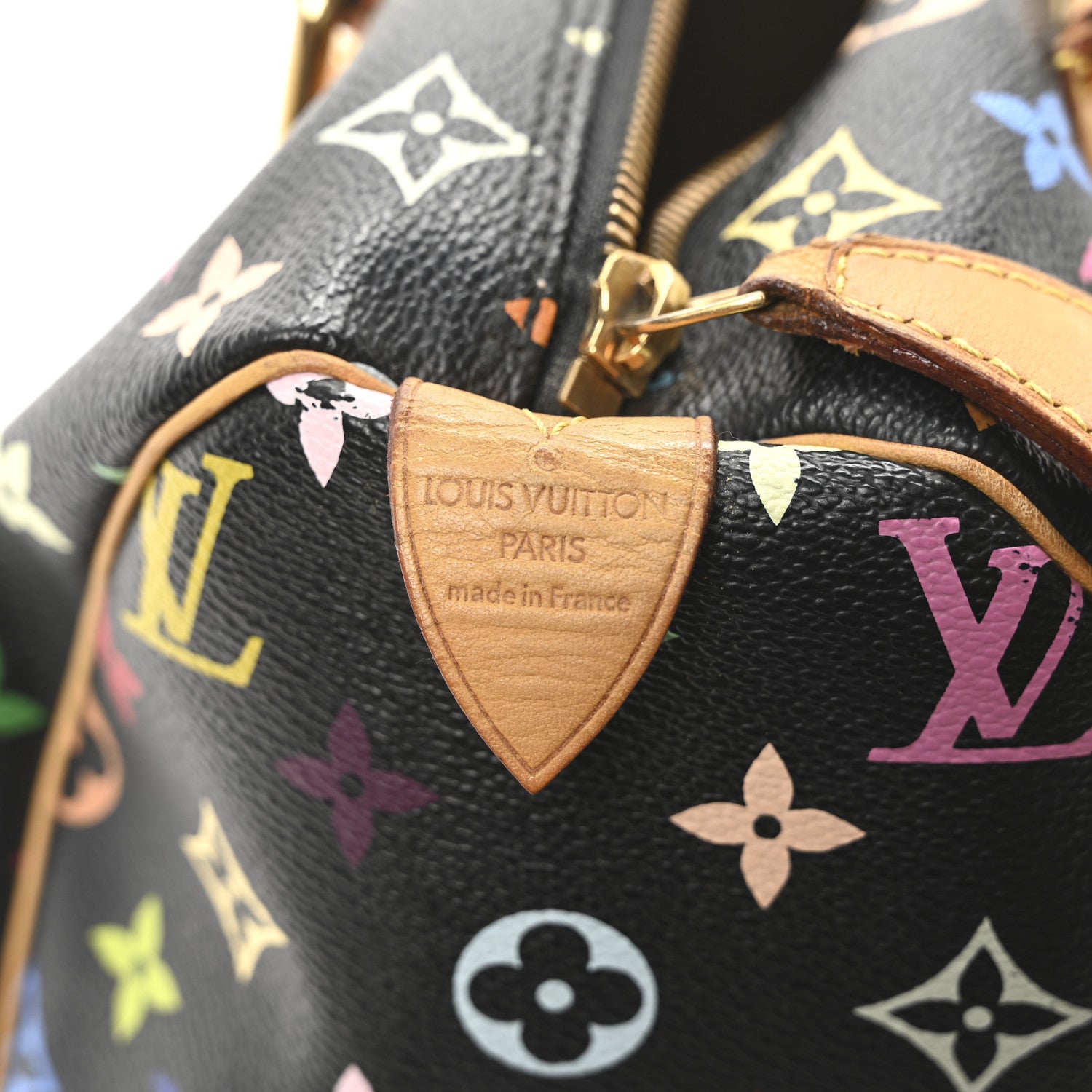 Louis Vuitton Monogram Multicolor Speedy 30 Black 6 of 9