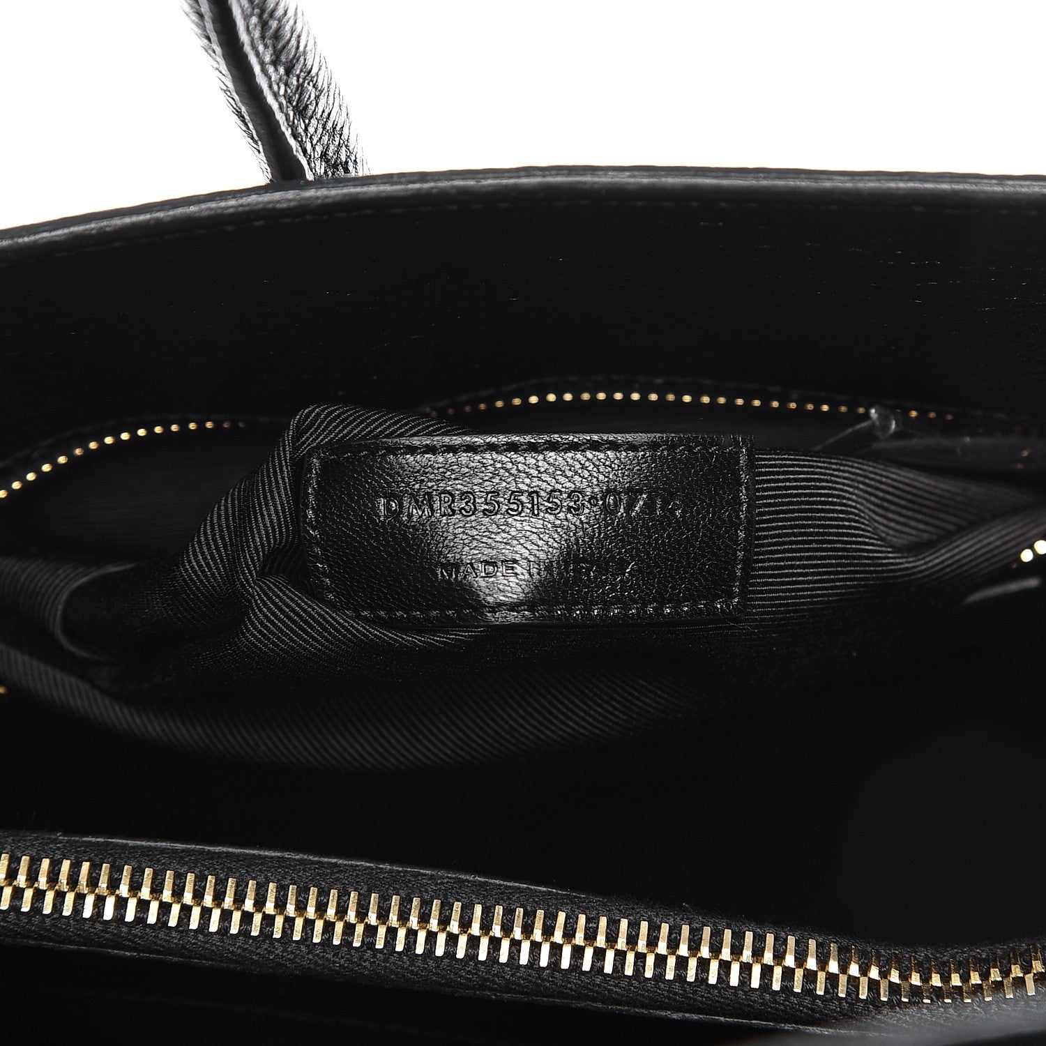 Saint Laurent Grained Calfskin Small Sac De Jour Black 8 of 13