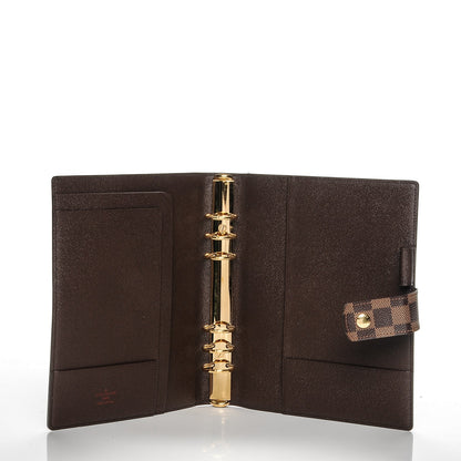 Louis Vuitton Damier Ebene Large Ring Agenda Cover 5 of 8