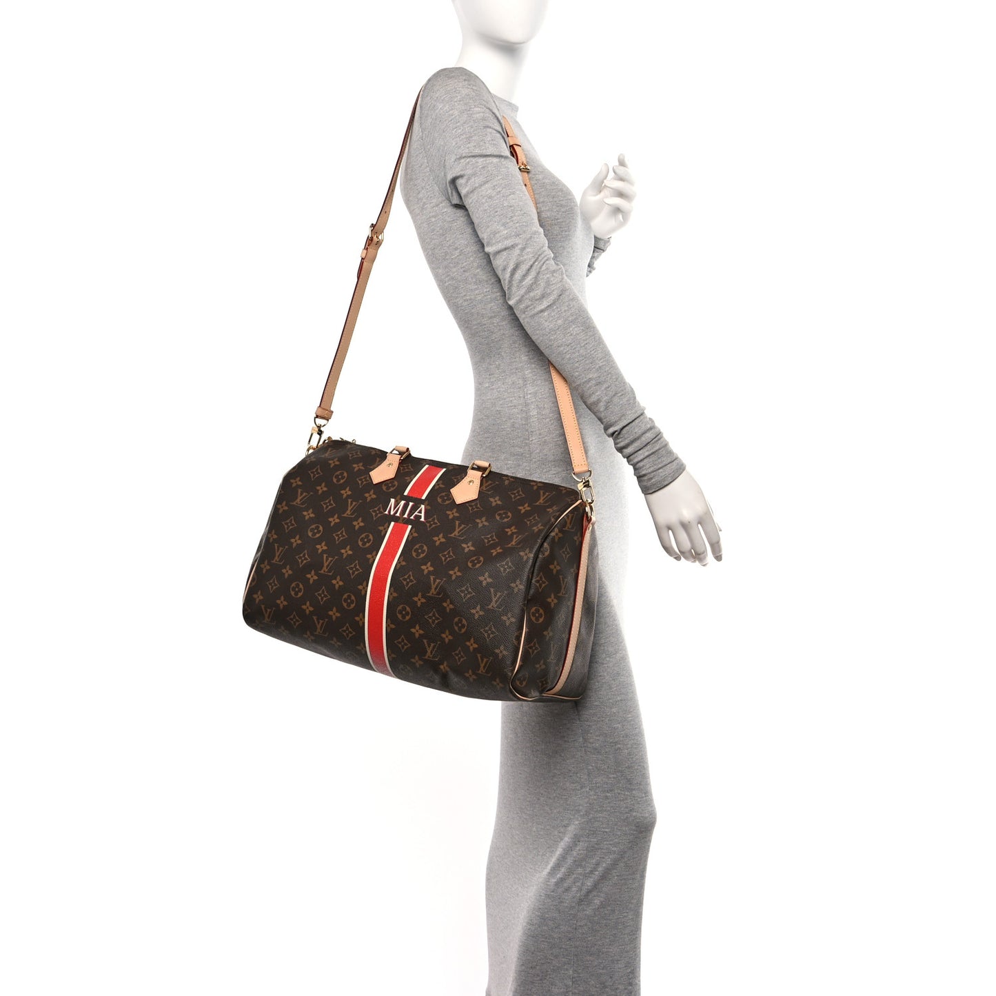 Monogram My LV Heritage Speedy Bandouliere 40 Ivoire Rouge