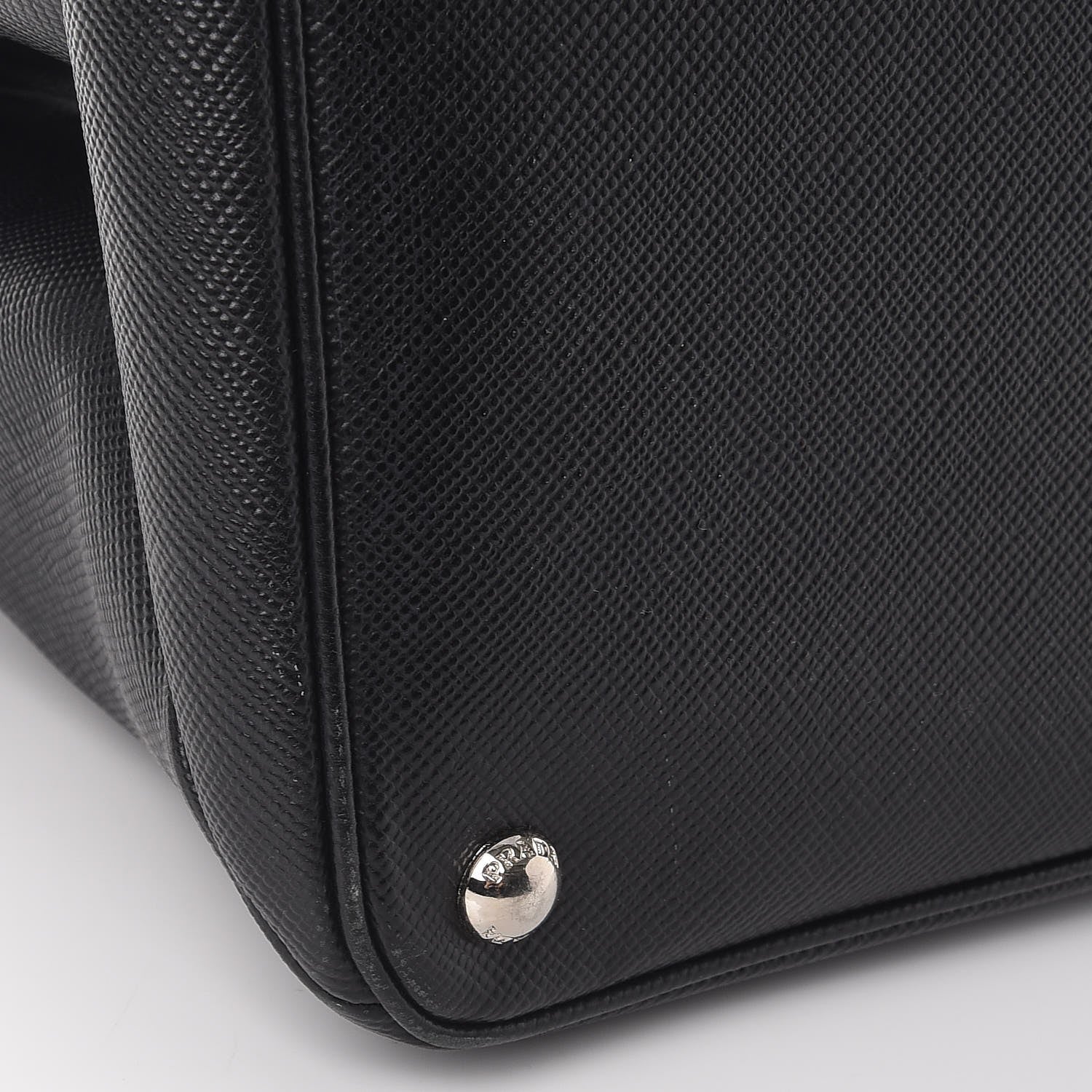 Prada Saffiano Cuir Twin Tote Nero Black 14 of 17