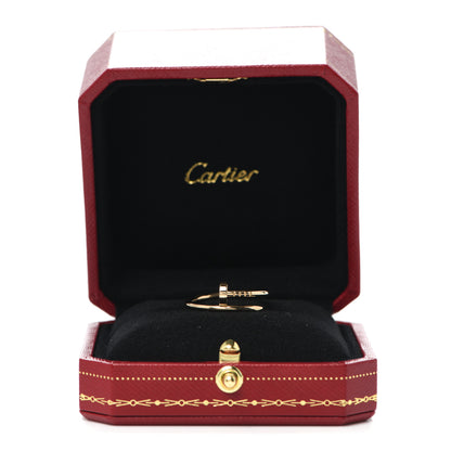 Cartier 18K Yellow Gold Small Juste Un Clou Ring 56 7.5 6 of 6
