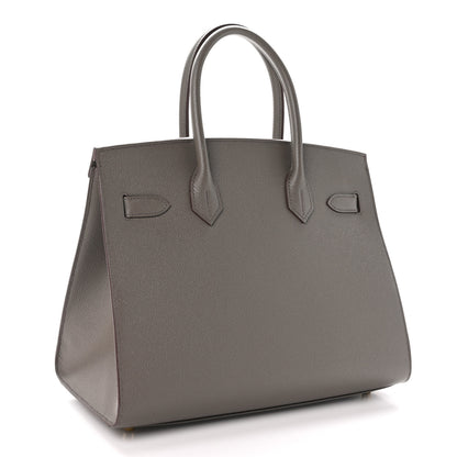 Hermes Epsom Birkin Sellier 30 Etain 3 of 11